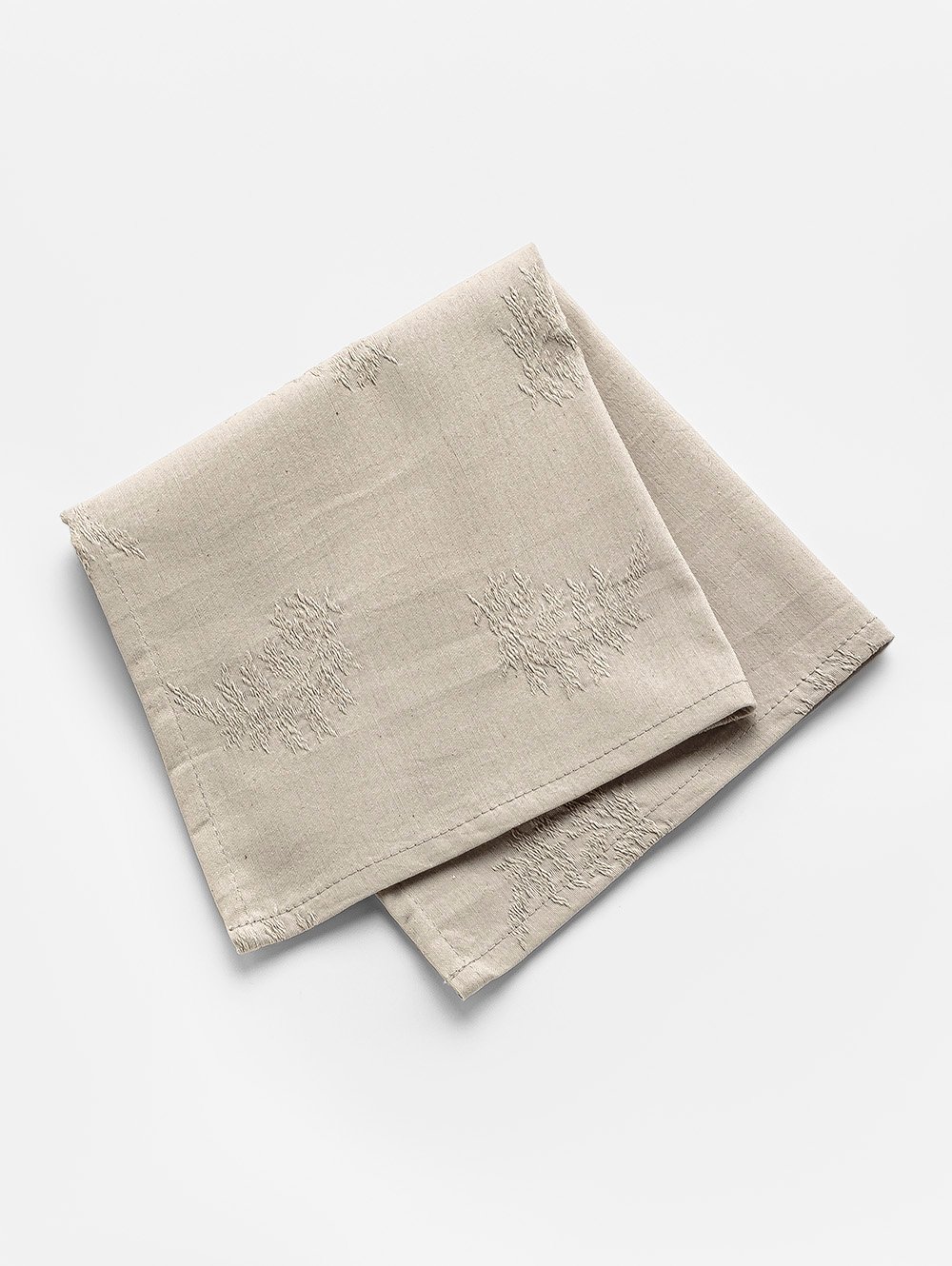 SERVILLETA LEAVES 45 x 45 GRIS NIEBLA image number null