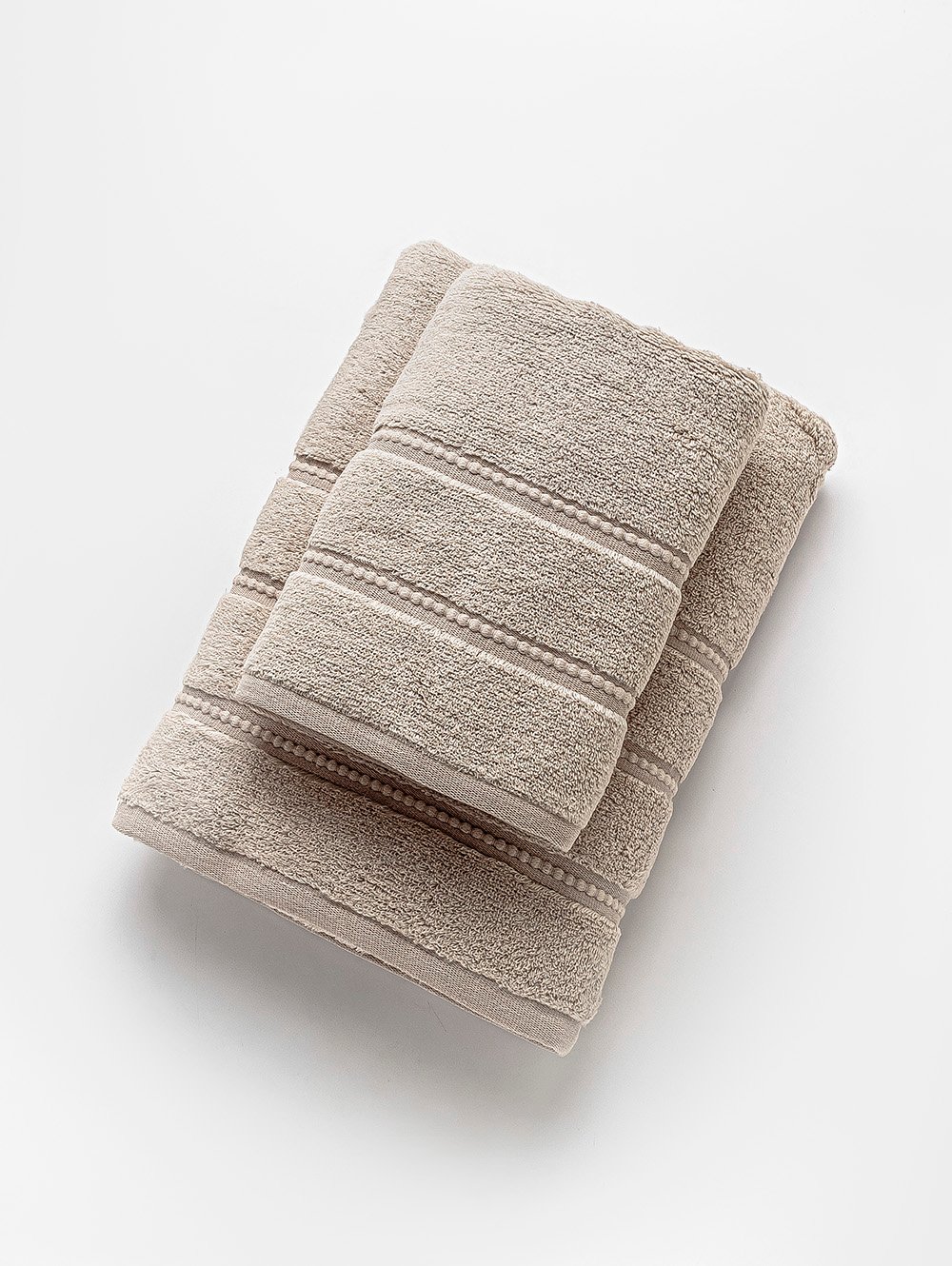 SET DE TOALLAS ALLEGRA BEIGE 1711 image number null