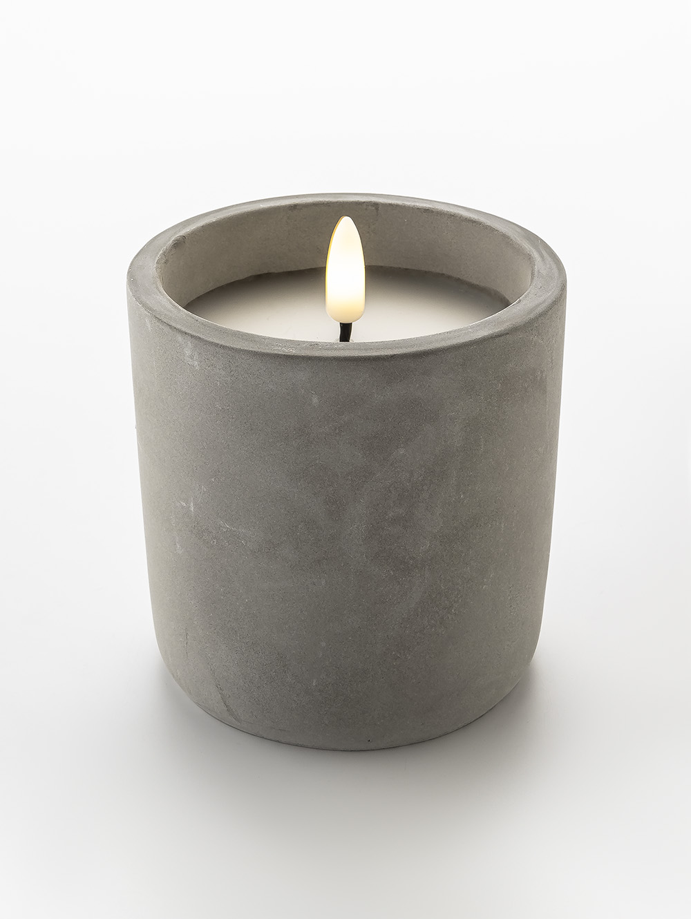 VELA LED CEMENTO 10CM image number null