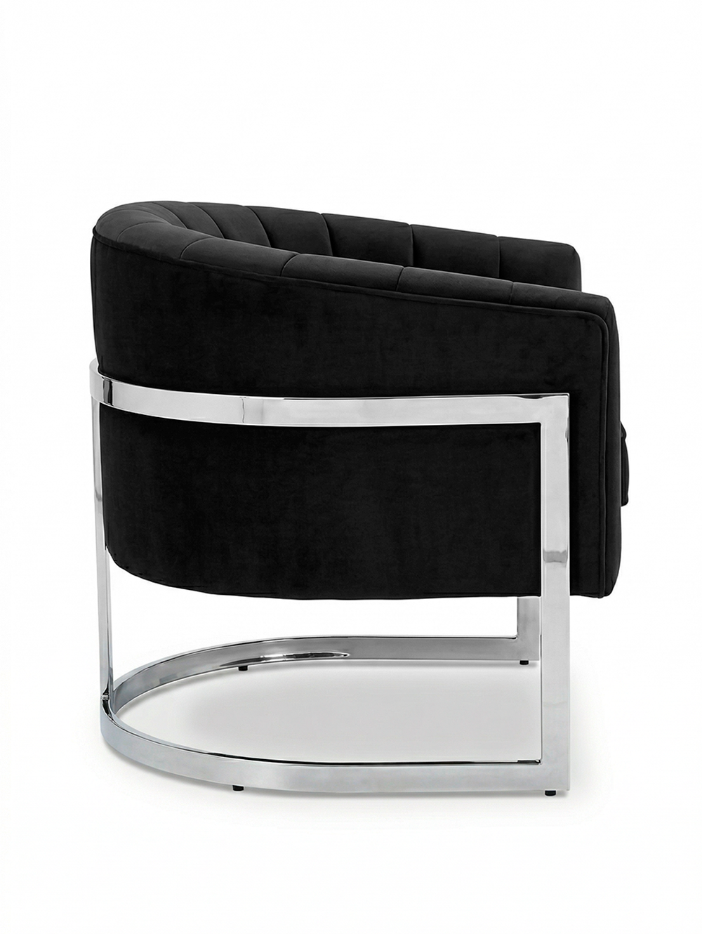 SILLON CASTELLO VELVET BLACK image number null