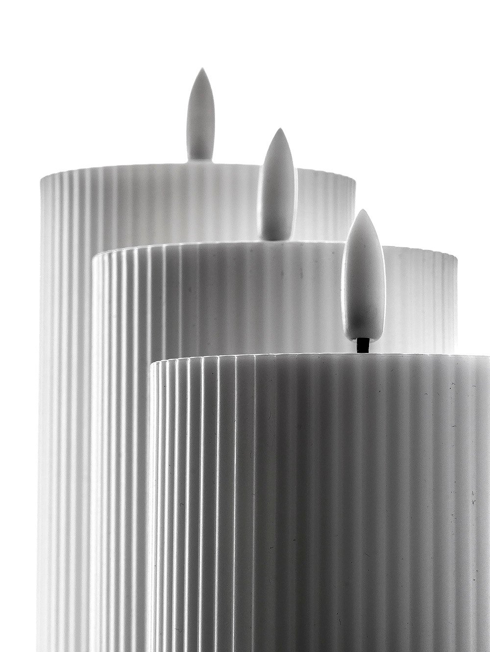 SET X 3 VELA LED WHITE image number null