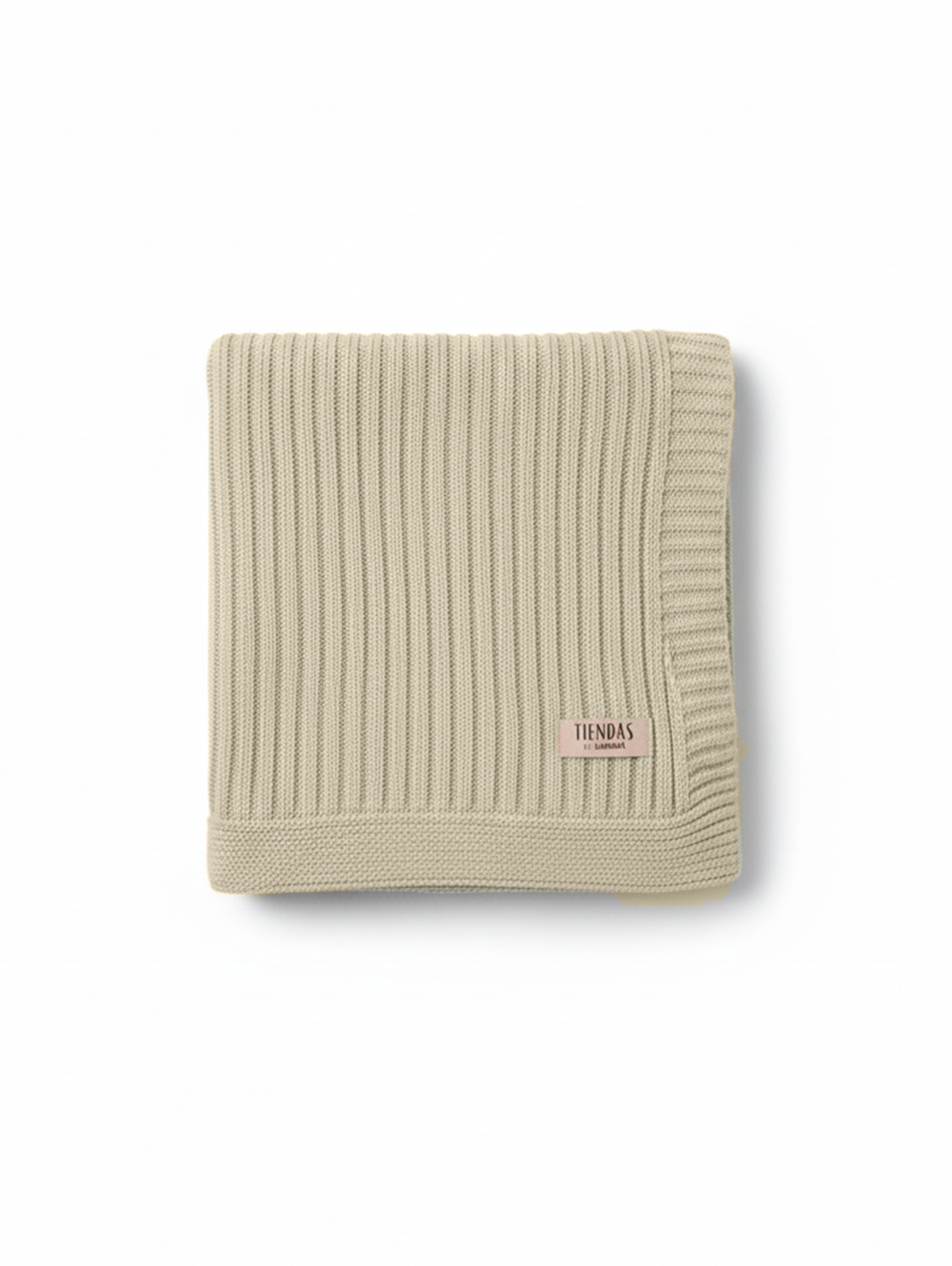 MANTA TEJIDA CANELON BEIGE 120 X 180 image number null