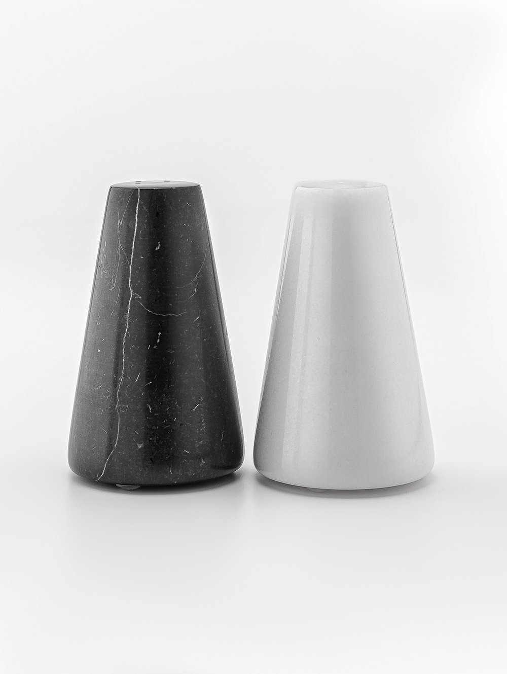salero y pimentero marmol-SALERO Y PIMENTERO ARLO MARBLE WHITE & BLACK-BAI-3.jpg image number null