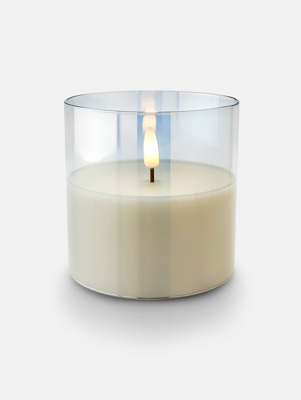 VELA LED GLASS WHITE 10 x 10 CM image number null