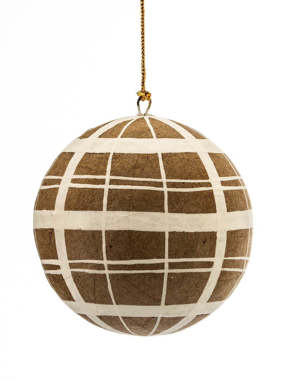 Adorno navideño bola de papel con lineas-BOLA NAVIDEÃA PAPER LINES-Tiendas Landmark-2.jpg image number null