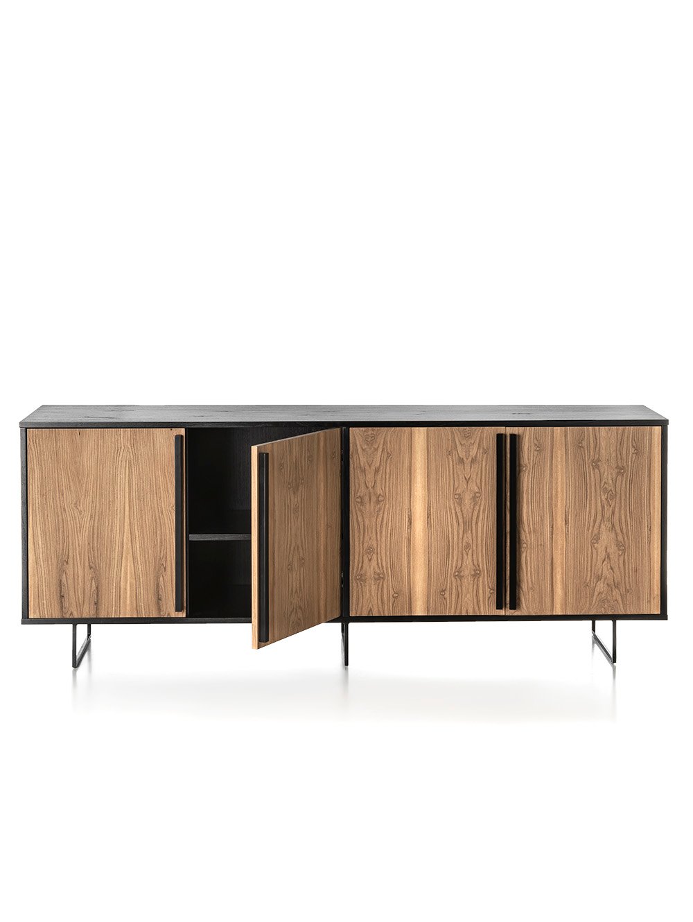 Vajillero bajo de madera y hierro-EMILY BLIND BLACK-Landmark-03.jpg image number null