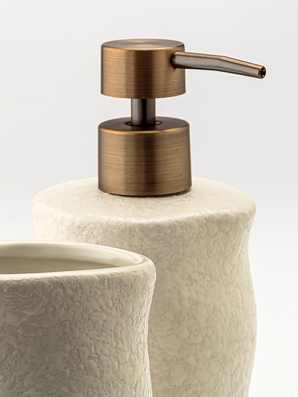 SET DISPENSER Y VASO SASHA WHITE image number null