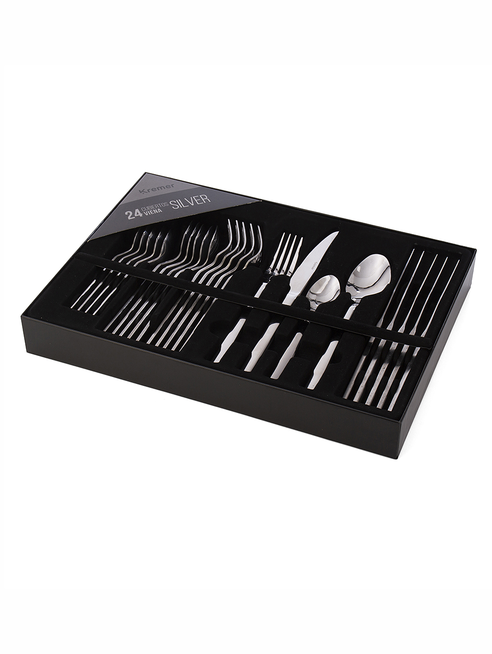 SET DE CUBIERTOS 24 pz VIENA SILVER image number null