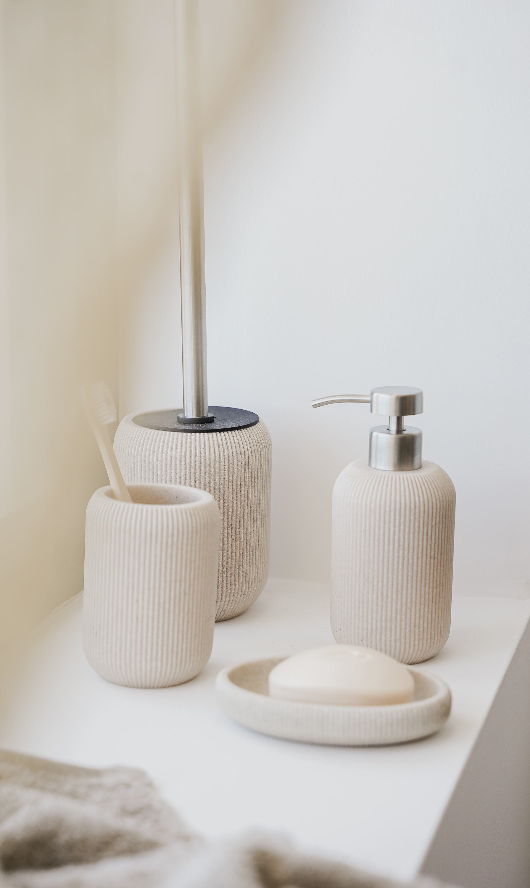 DISPENSER DE JABON ATENAS SAND image number null