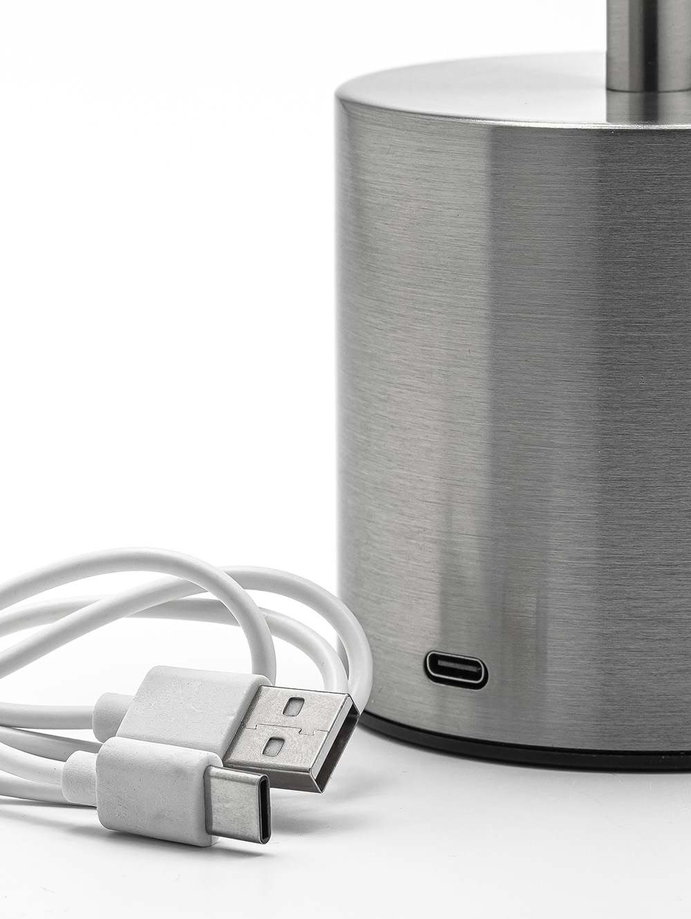 lampara led recargable-LAMPARA LED RECARGABLE GEORGIA SILVER-WEST-5.jpg image number null