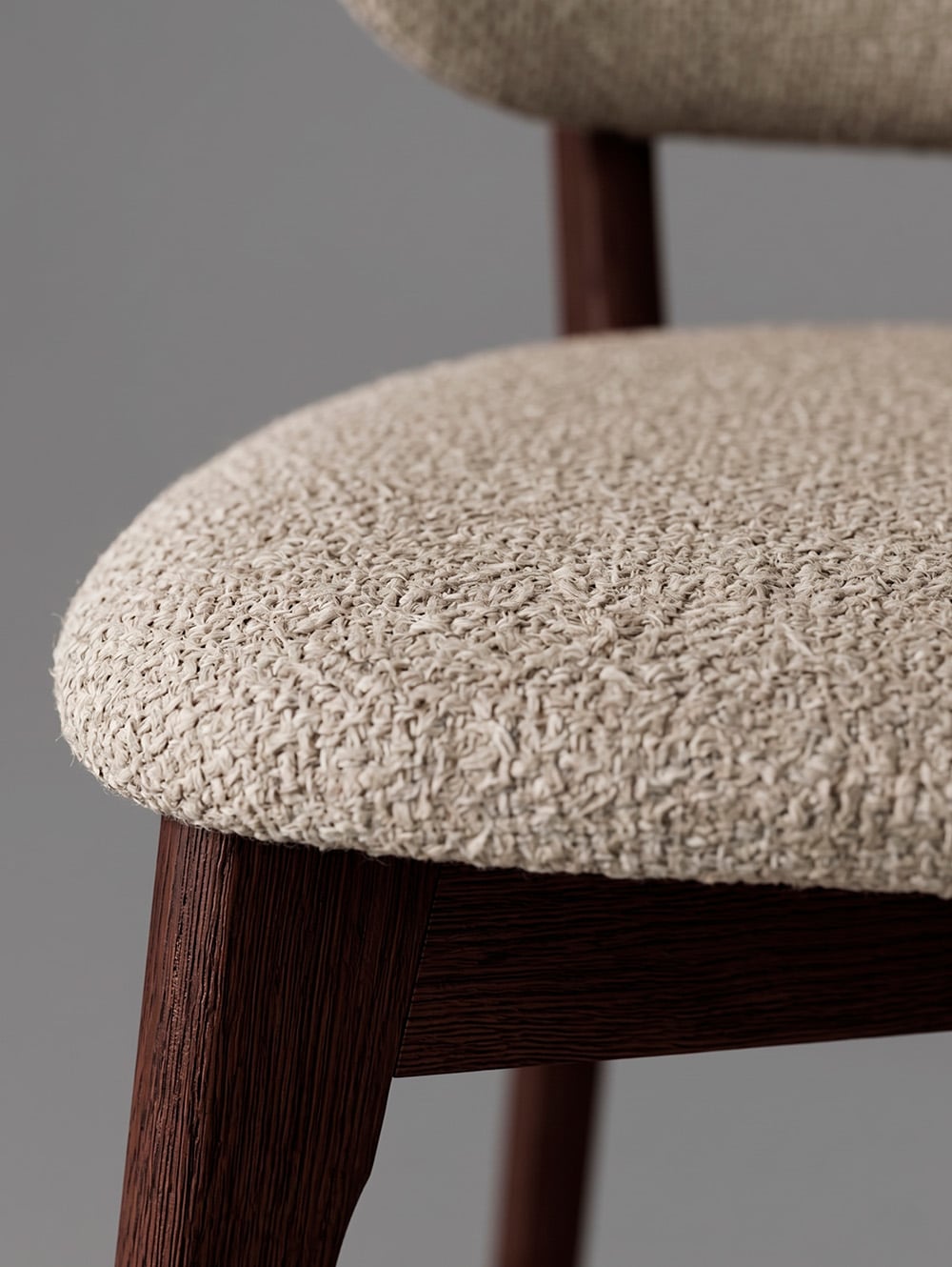 SILLA STILO TAUPE & ESPRESSO WOOD image number null