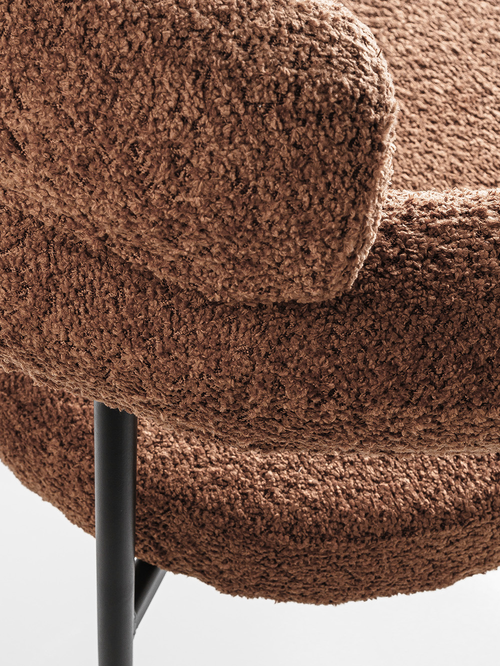 silla de comedor moderna-SILLA BONN BOUCLE ORANGE-WEYI-9.jpg image number null