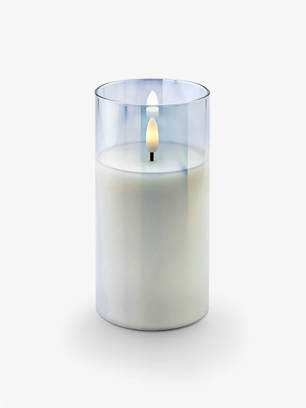 VELA LED GLASS WHITE 15 CM image number null