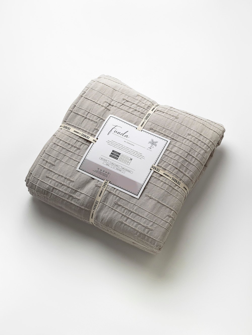 FUNDA EDREDON SAMI QUEEN 240X240 NIEBLA image number null