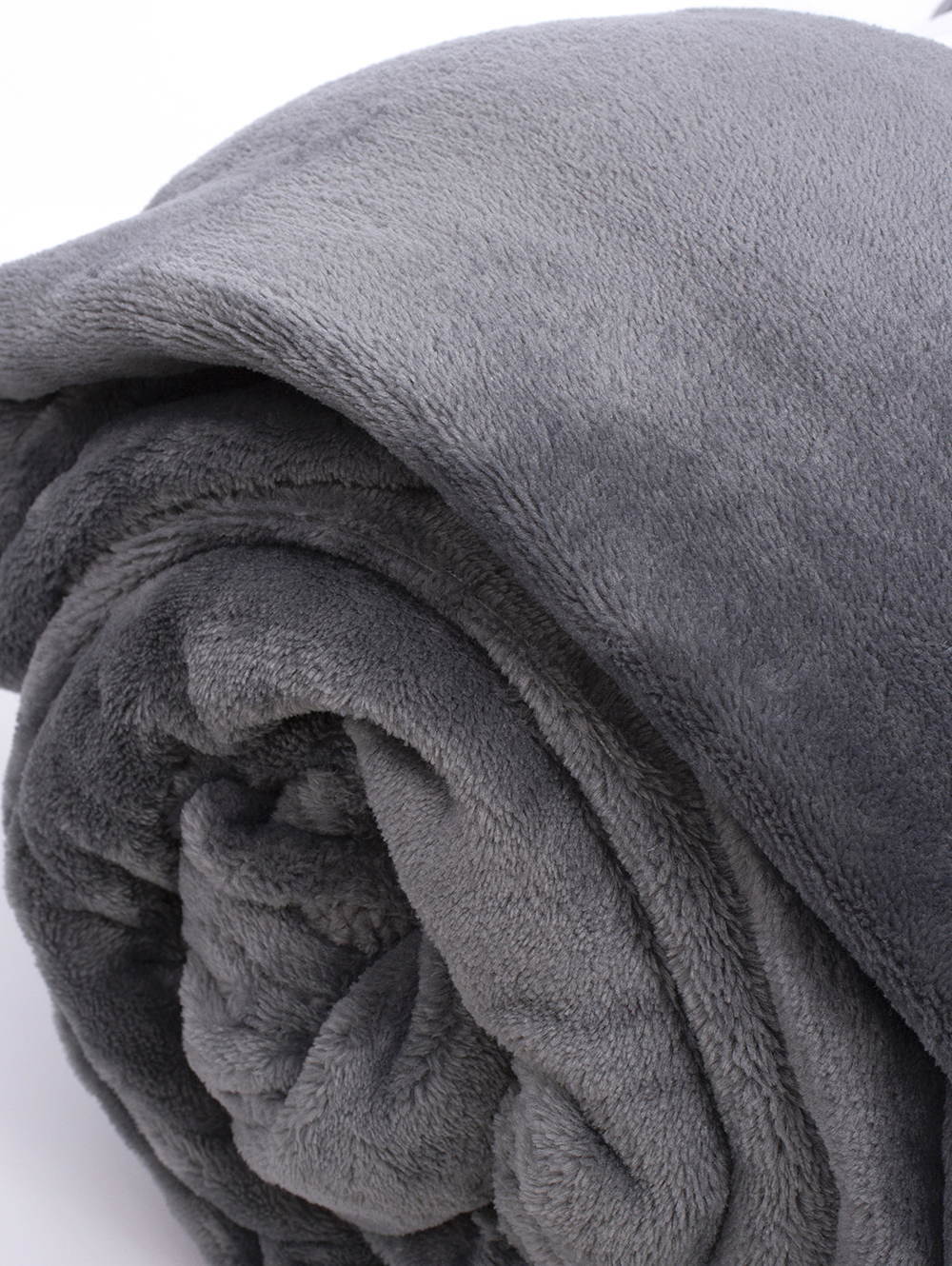 Frazada cobertor gris-FRAZADA BOSTON ATERCIOPELADA TWIN GREY-Tiendas Landmark-1.jpg image number null