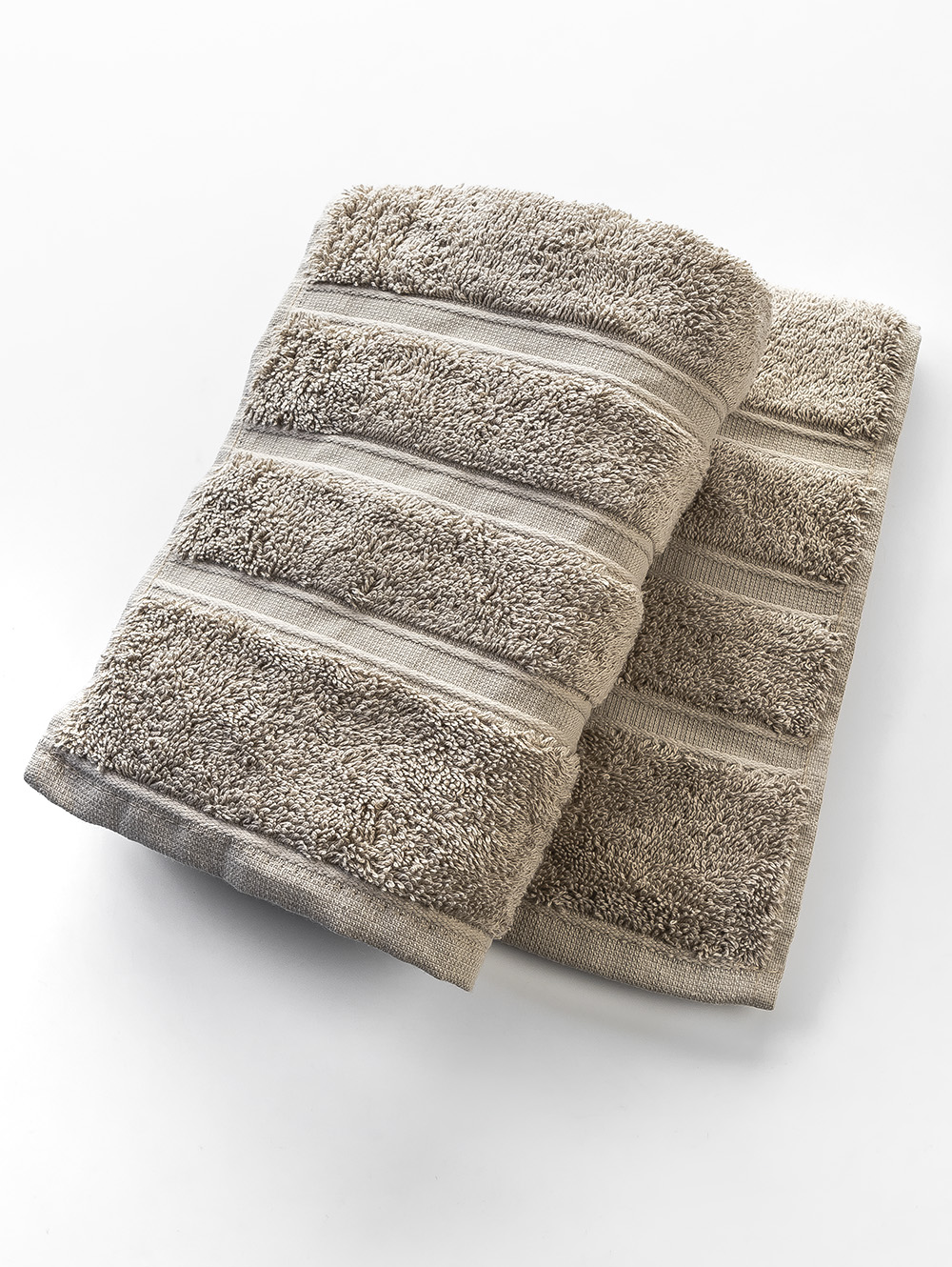 TOALLA COMBED TAUPE image number null