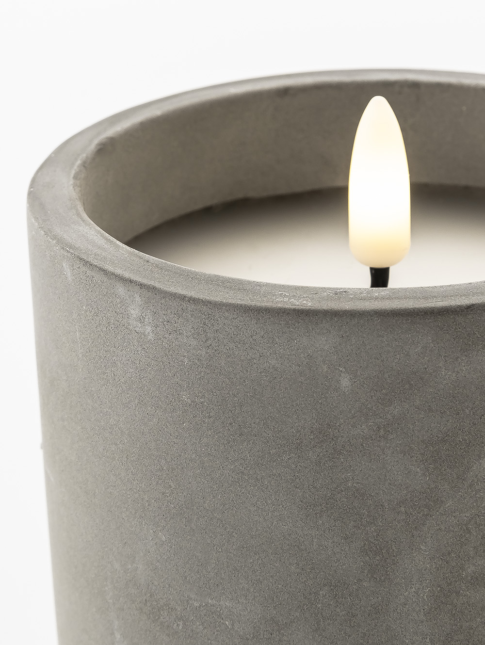 VELA LED CEMENTO 10CM image number null