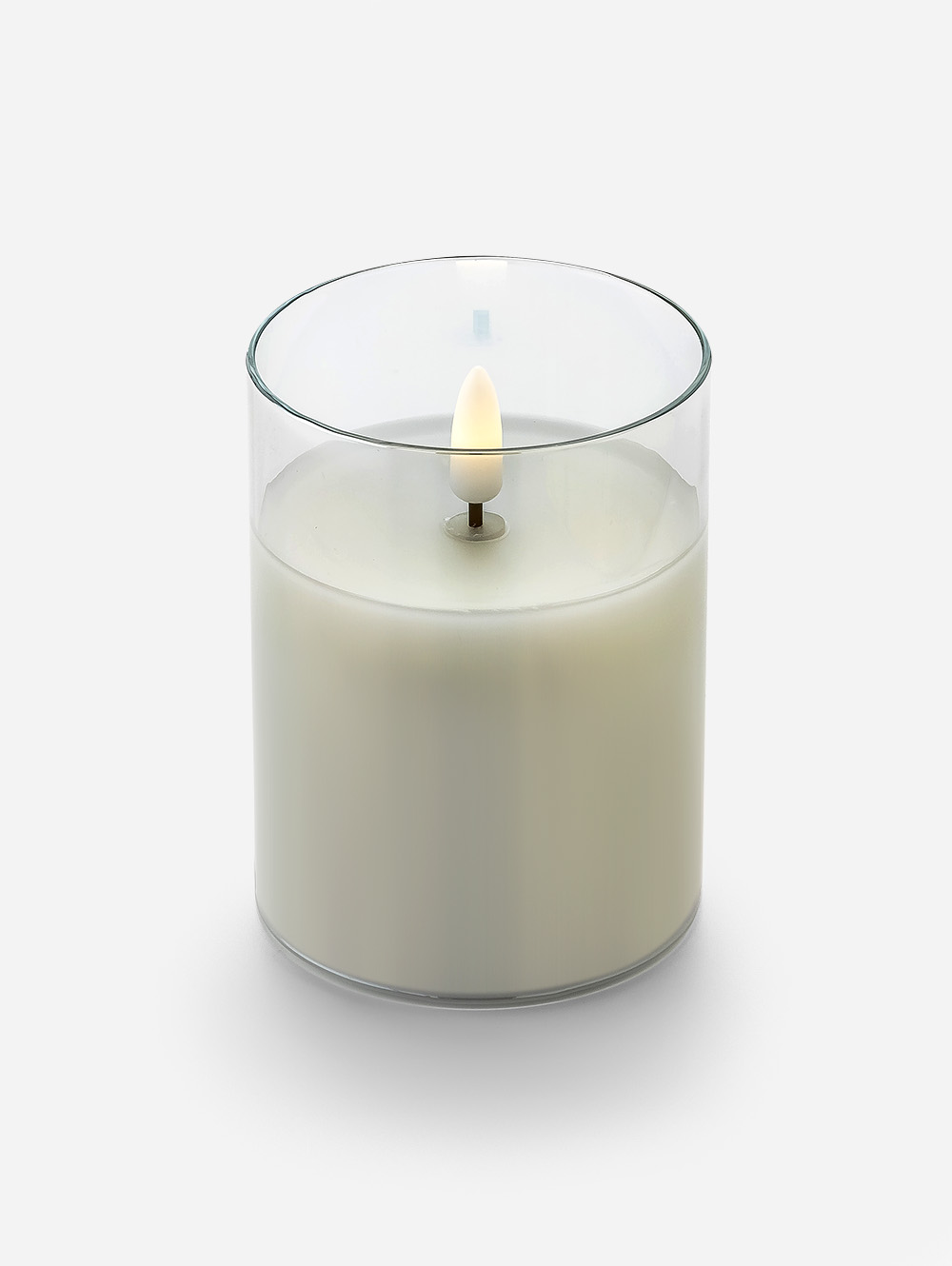 VELA LED GLASS WHITE 10 CM image number null