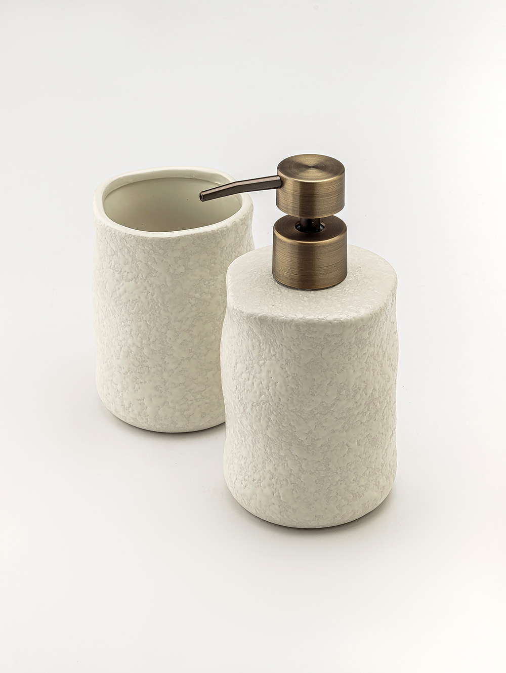 SET DISPENSER Y VASO SASHA WHITE image number null