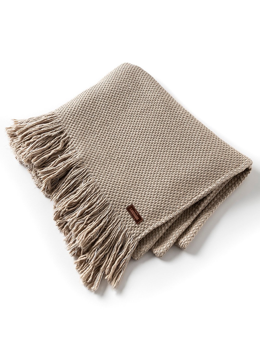 MANTA ALMENDRA TOSTADO 140 X 180 image number null