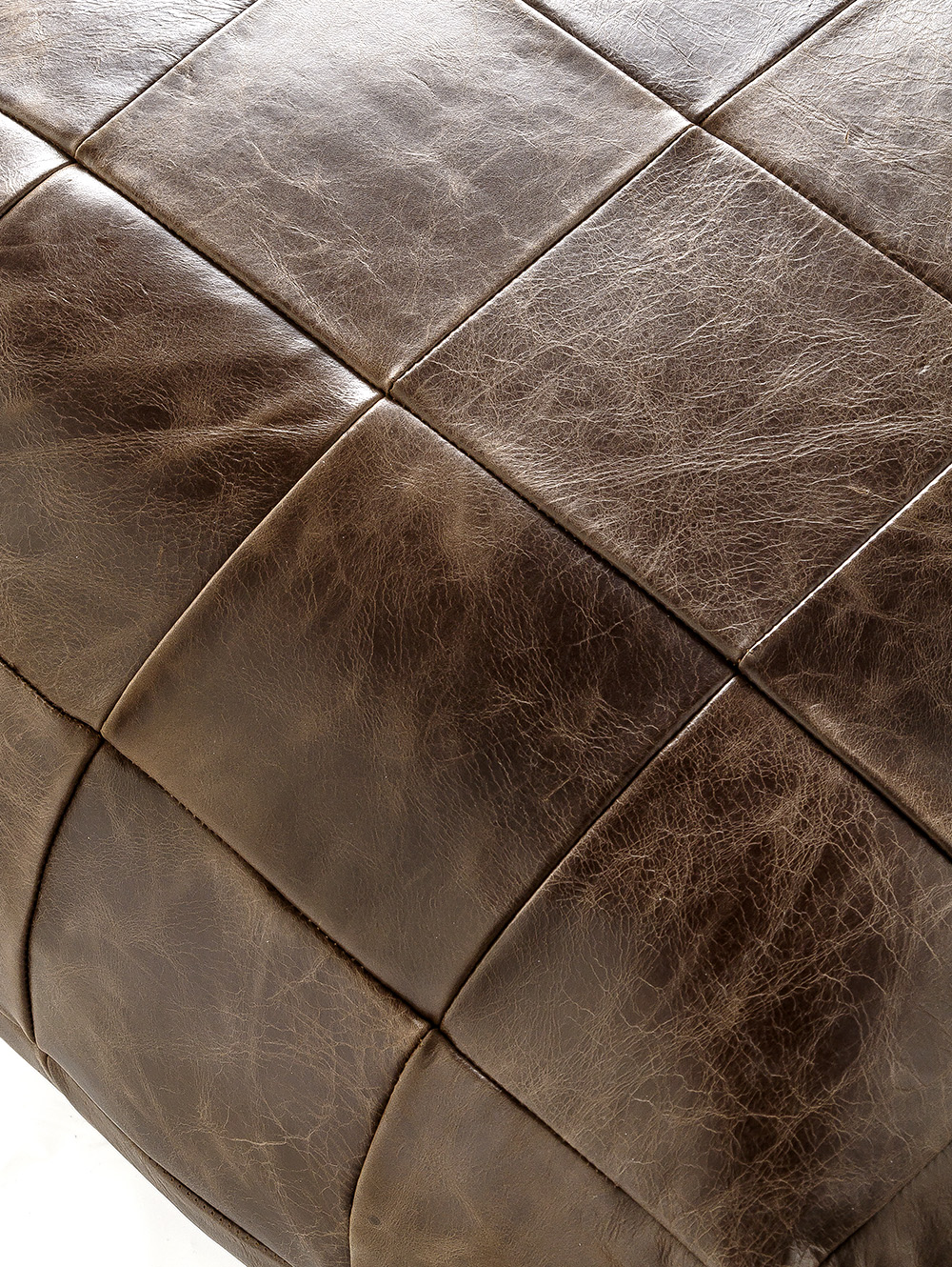 PUFF DE CUERO HOUSTON HABANO image number null