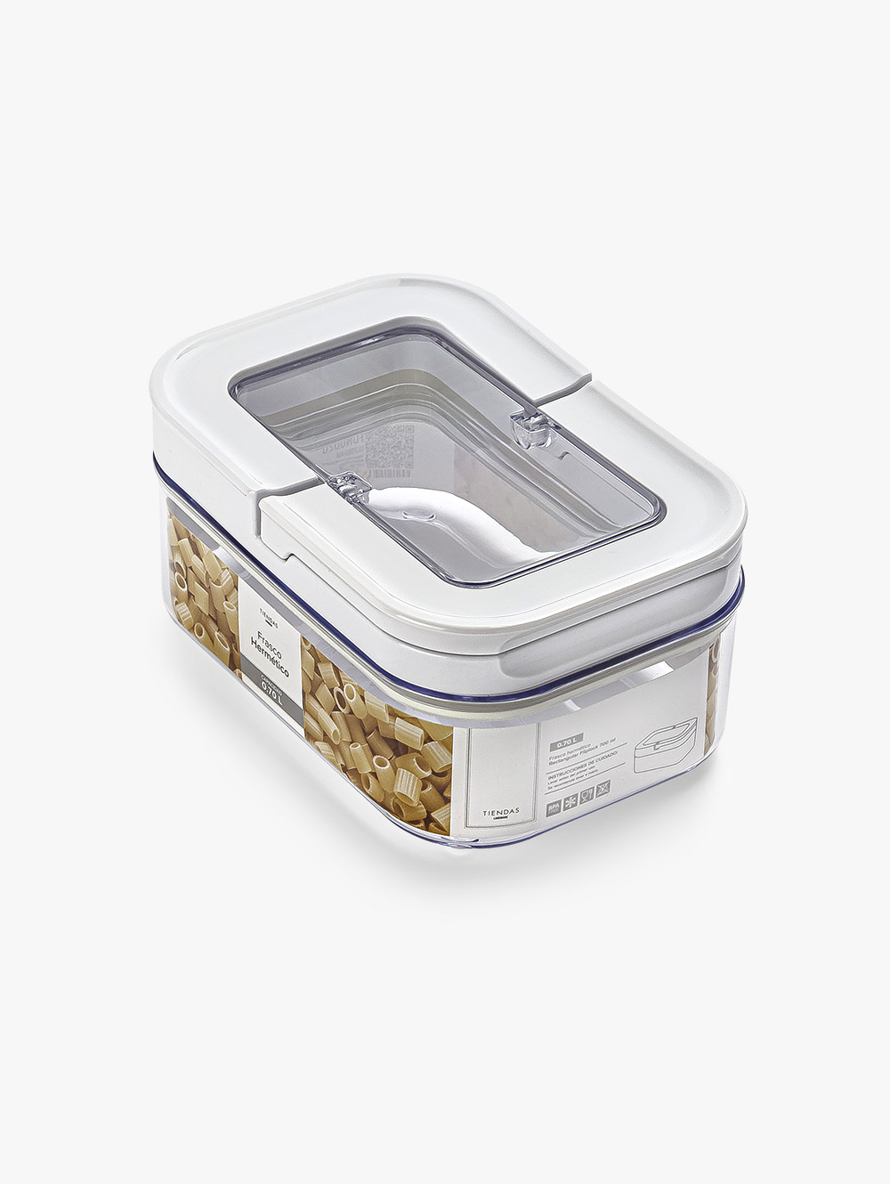 FRASCO HERMETICO RECTANGULAR FLIPLOCK 700ML image number null