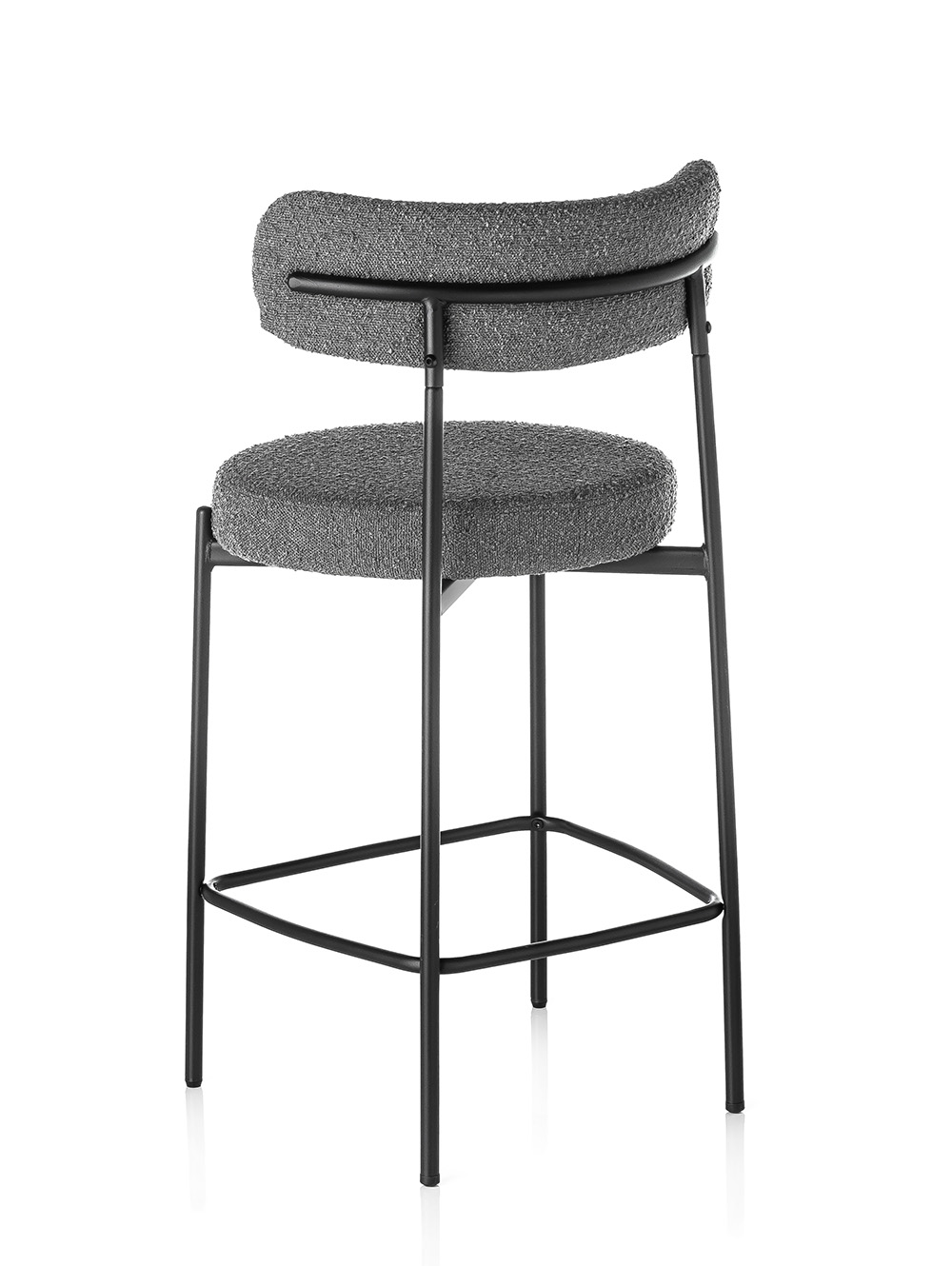 banqueta bar gris-BANQUETA BAR BREMEN BOUCLE DARK GREY-WEYI-4.jpg image number null