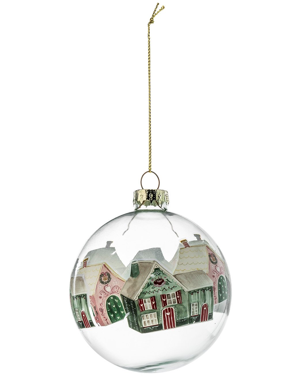 BOLA NAVIDEÑA TRANSPARENTE DECO image number null