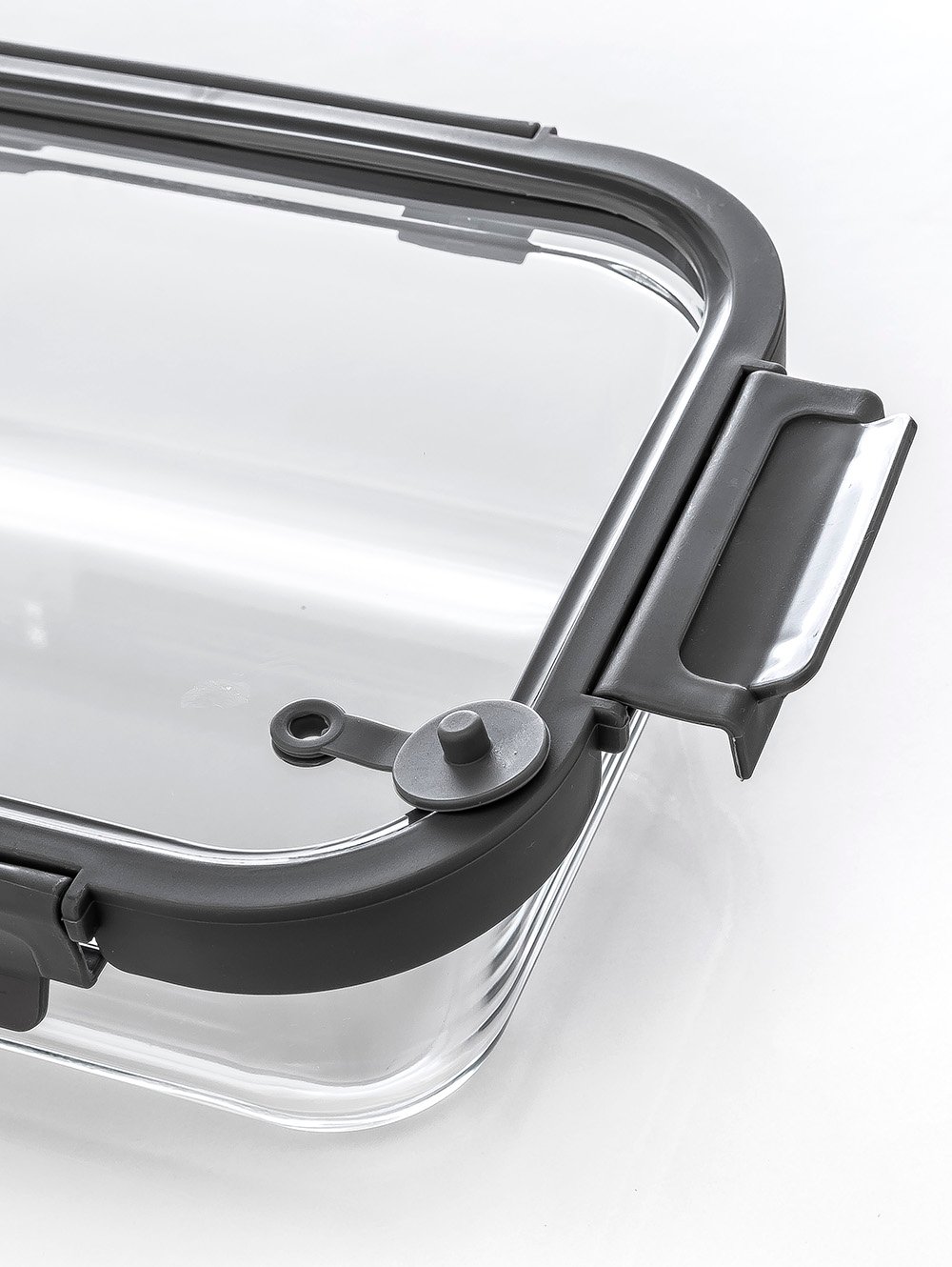 CONTENEDOR RECTANGULAR  GLASS GREY 24 CM-IQUE-2.jpg image number null
