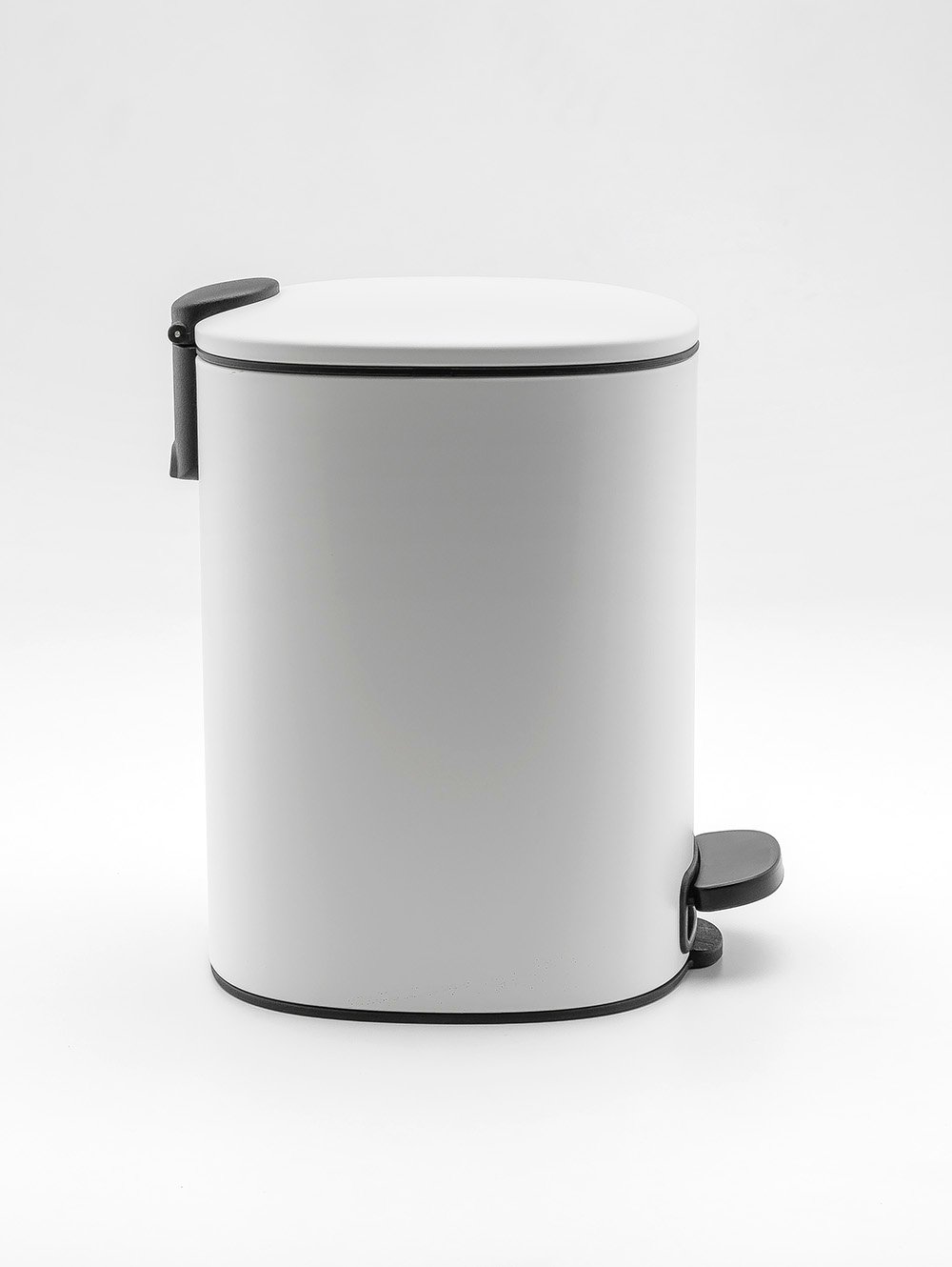 tacho de basura con pedal-TACHO PEDAL SQUARE 5LTS BLANCO.-SAKKA-2.jpg image number null
