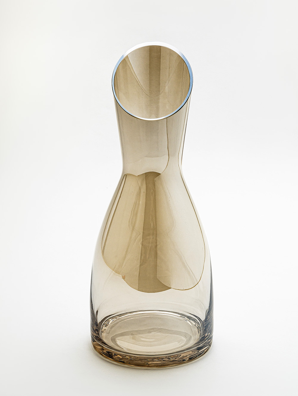 DECANTADOR BOMBEE CORTE DIAGONAL CHAMPAGNE 900ML image number null