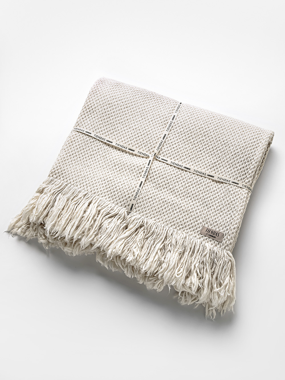 MANTA ALMENDRA CRUDO 140 X 180 image number null