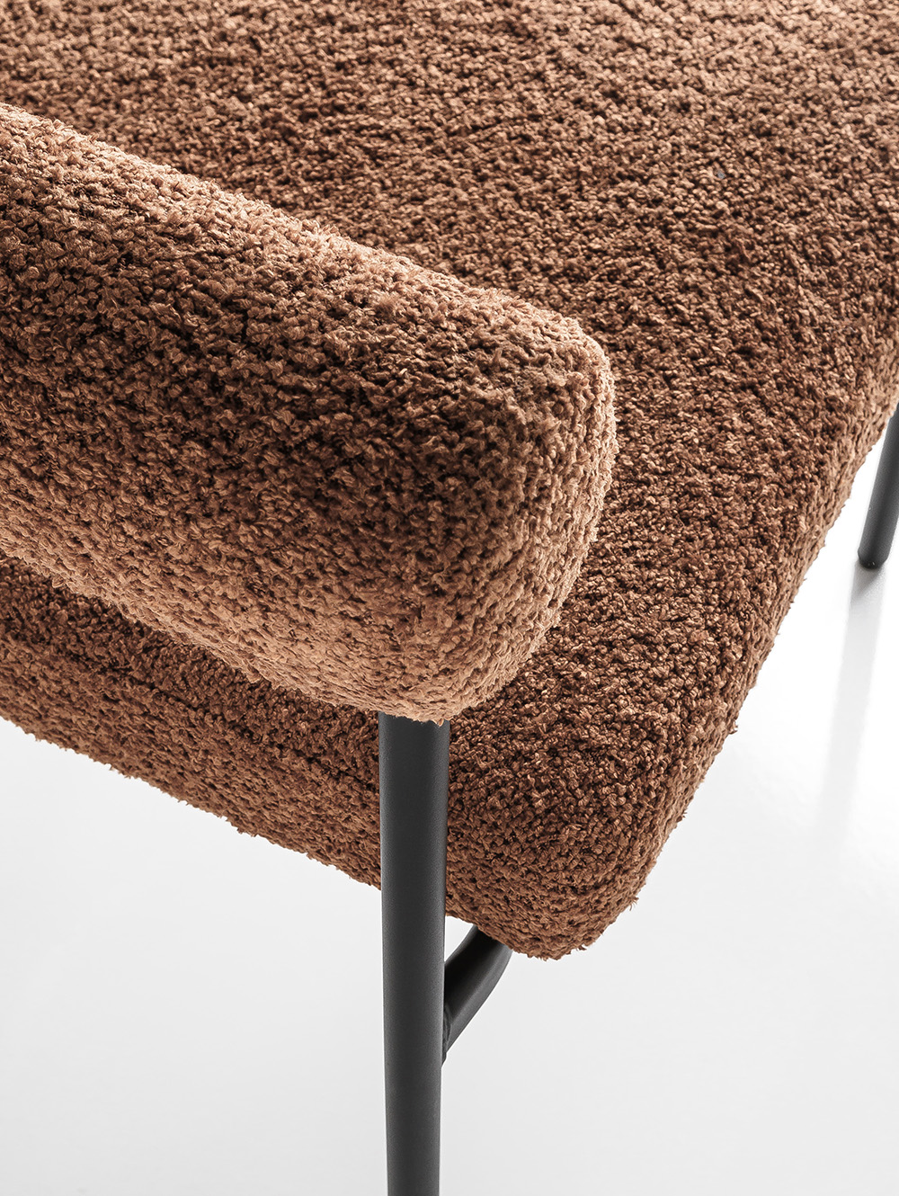 silla de comedor moderna-SILLA BONN BOUCLE ORANGE-WEYI-7.jpg image number null
