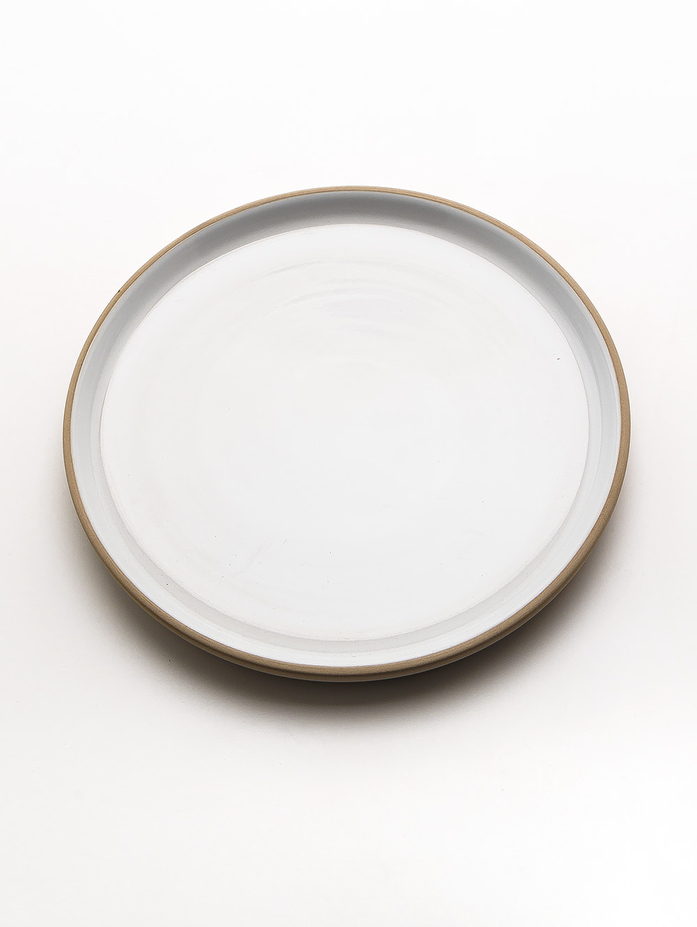 PLATO DE POSTRE TOSCANA BLANCO BASE BEIGE 20 CM image number null