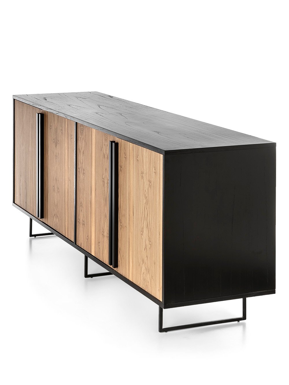 Vajillero bajo de madera y hierro-EMILY BLIND BLACK-Landmark-01.jpg image number null