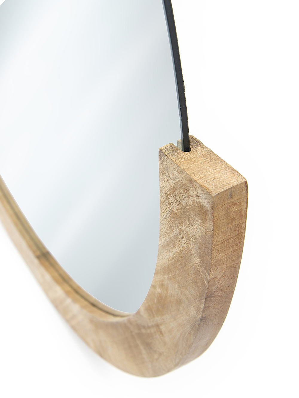 Espejo de pared demadera-RAD0015-ESPEJO BREED WOOD D70-Tiendas Landmark-1.jpg image number null