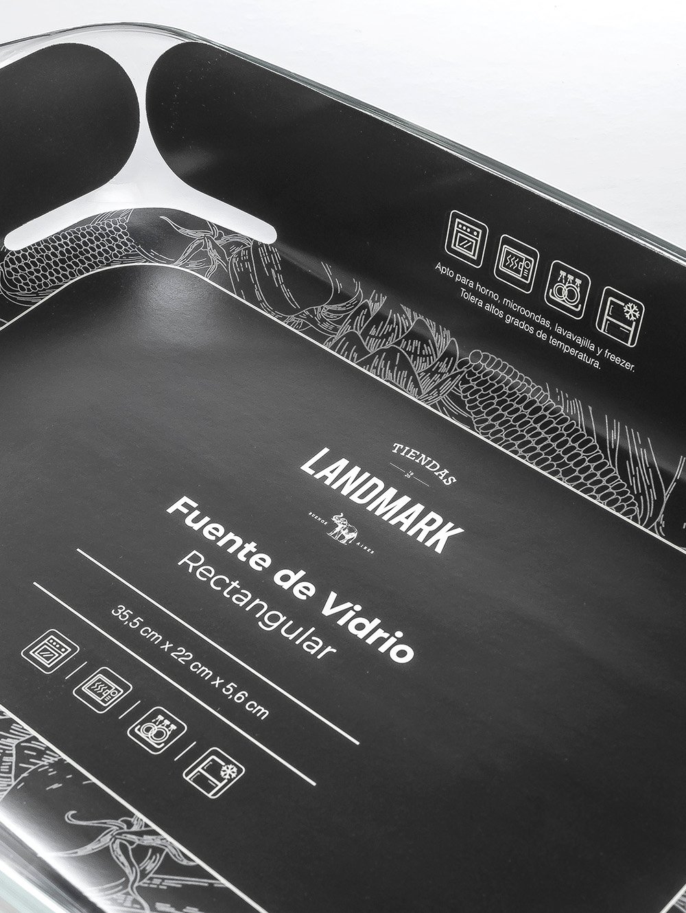 FUENTE DE HORNO GLASS image number null