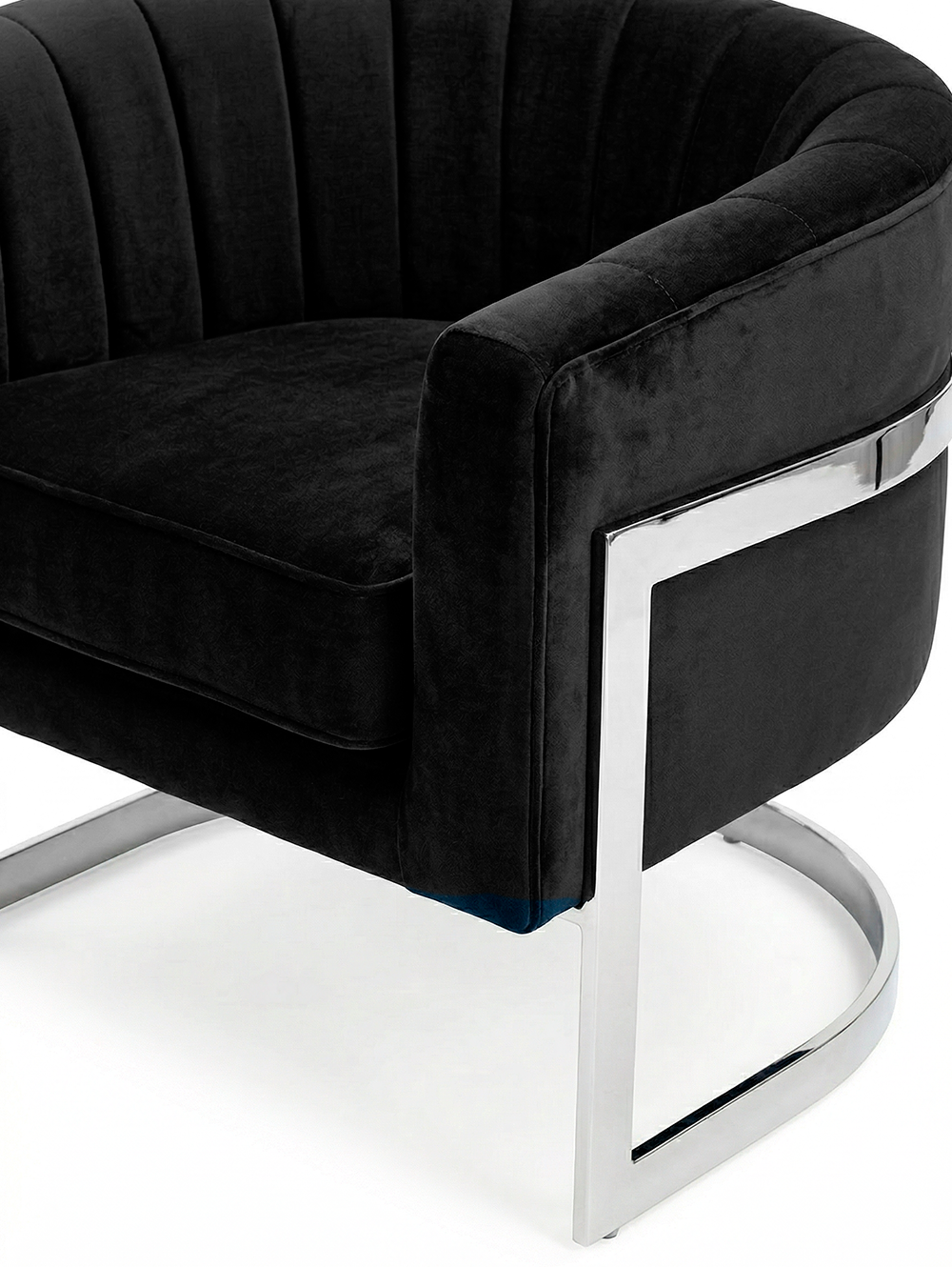 SILLON CASTELLO VELVET BLACK image number null