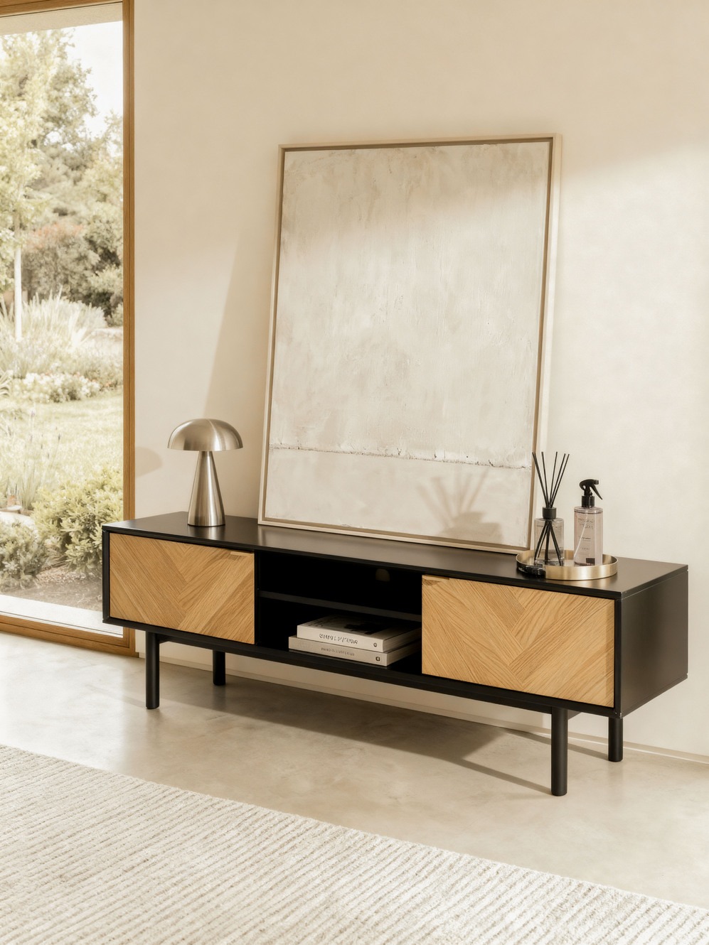 MUEBLE TV CALVI NATURAL 160 image number null