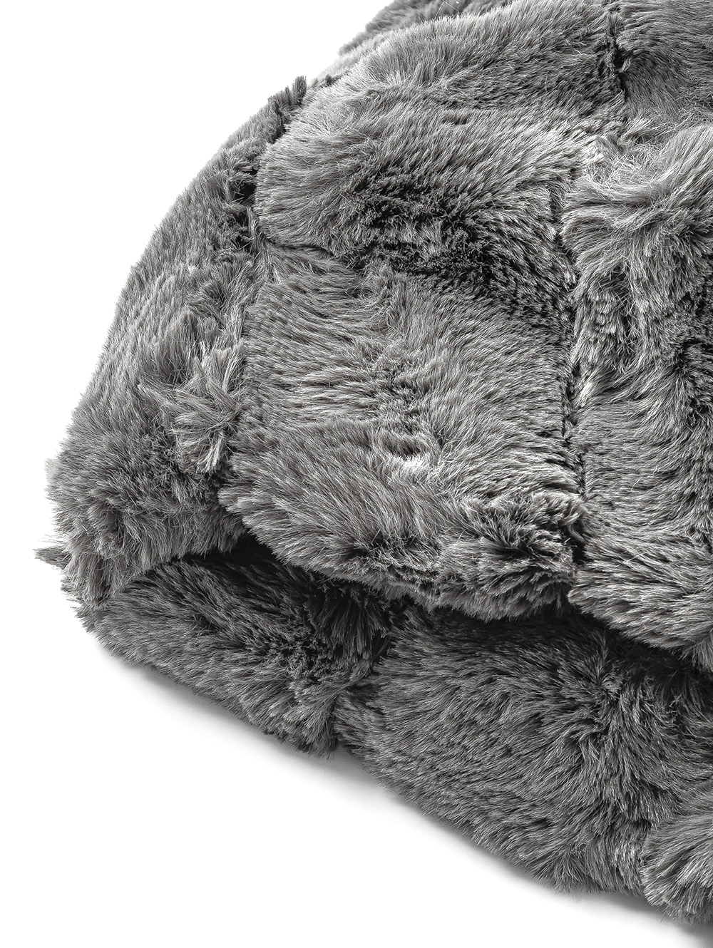 MANTA CAMBOYA GRIS OSCURO 140 X 180 image number null