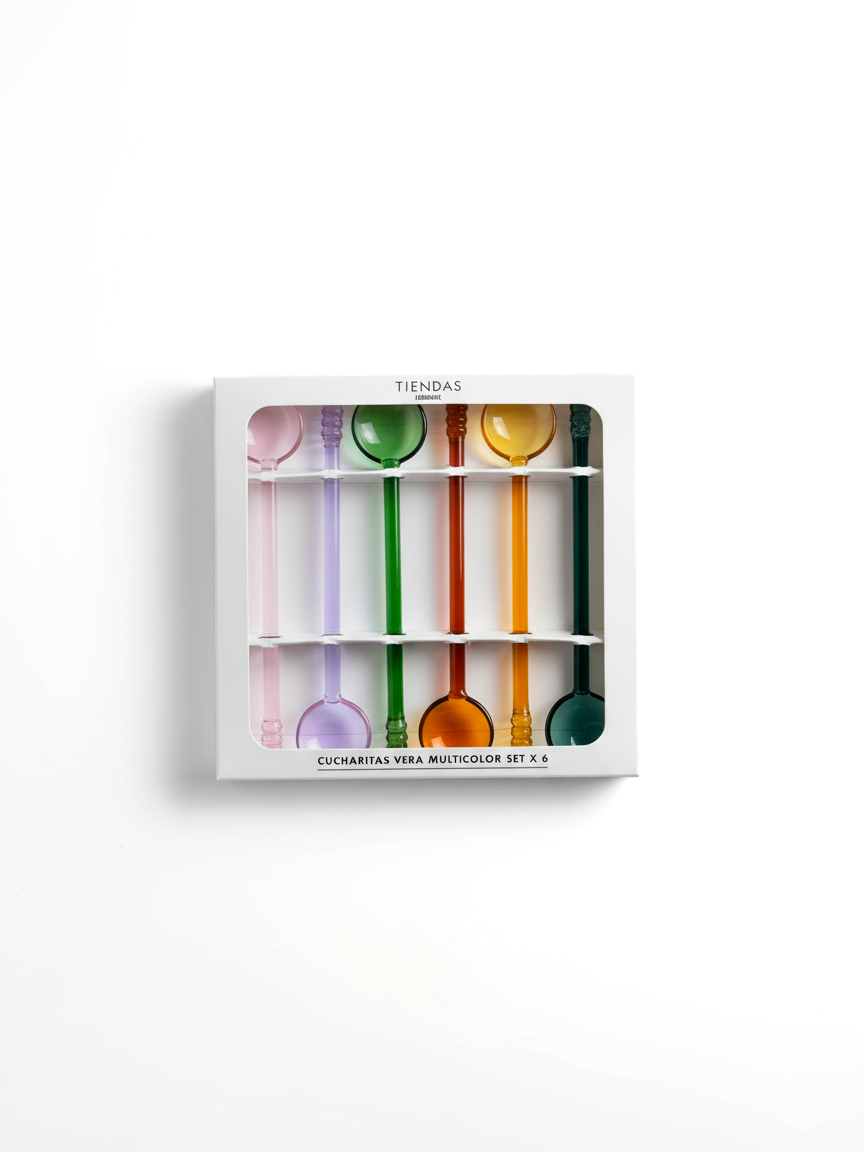 CUCHARITAS VERA MULTICOLOR SET X 6 image number null