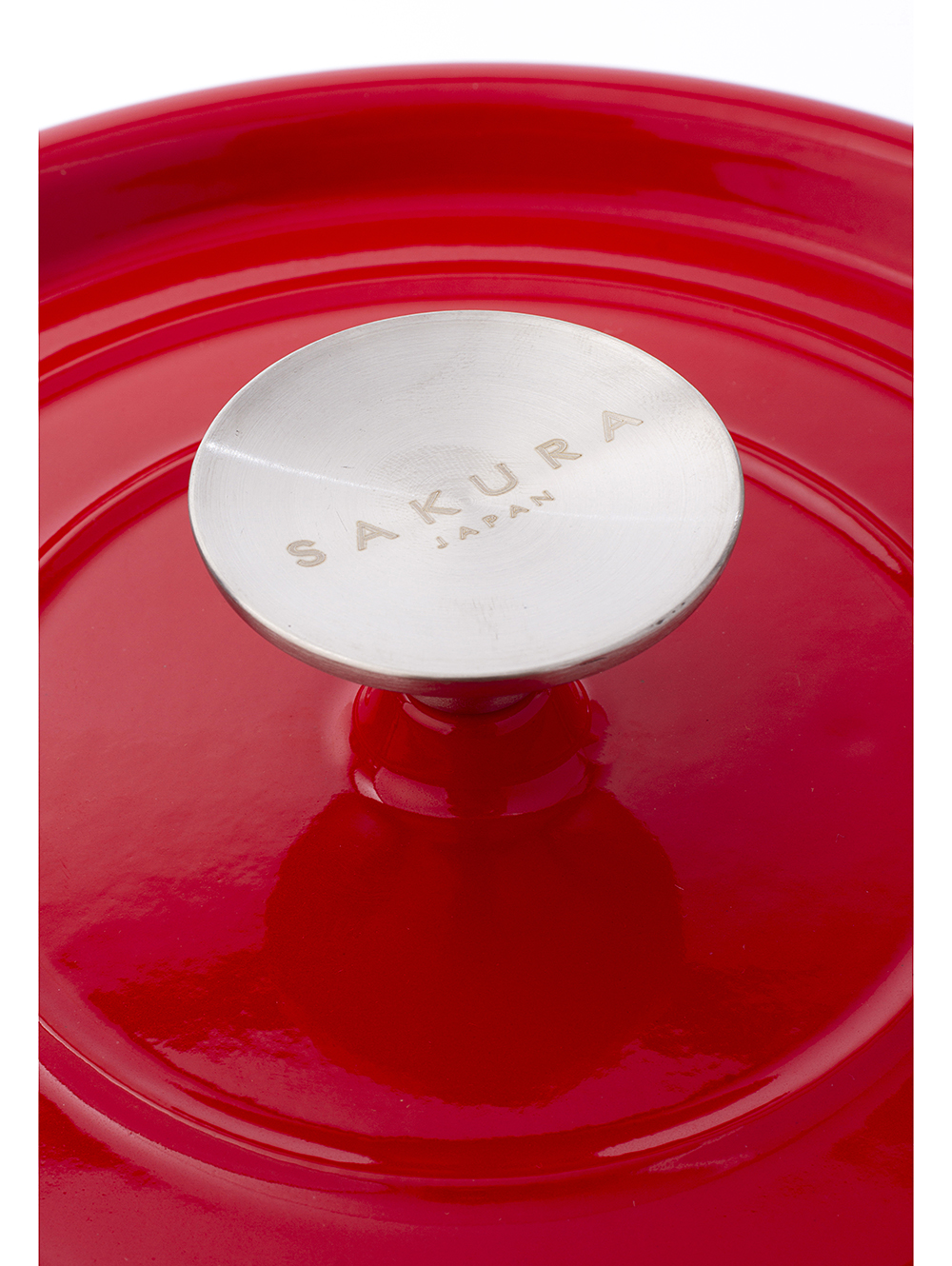 Cacerola de hierro fundido roja Sakura-CACEROLA HIERRO FUNDIDO SAKURA 24CM RED-Tiendas Landmark-3.jpg image number null