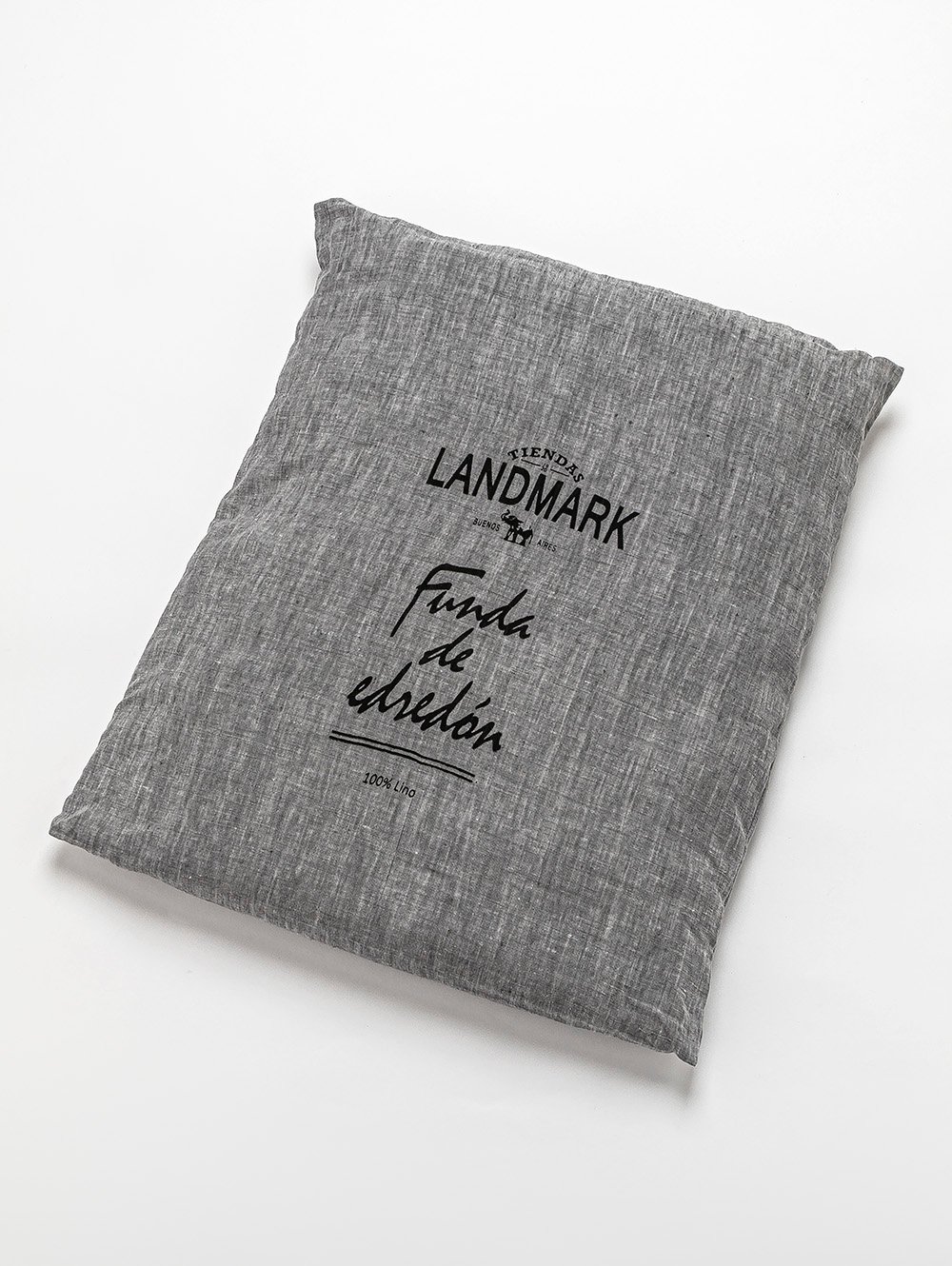 FUNDA DE LINO THESS GREY CHAMBRAY QUEEN 230 X 240 image number null