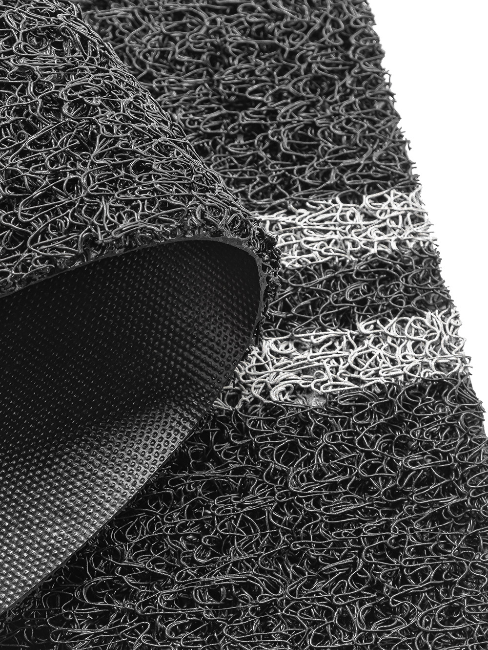 FELPUDO RAYA DOBLE NEGRO 70 X 30 image number null