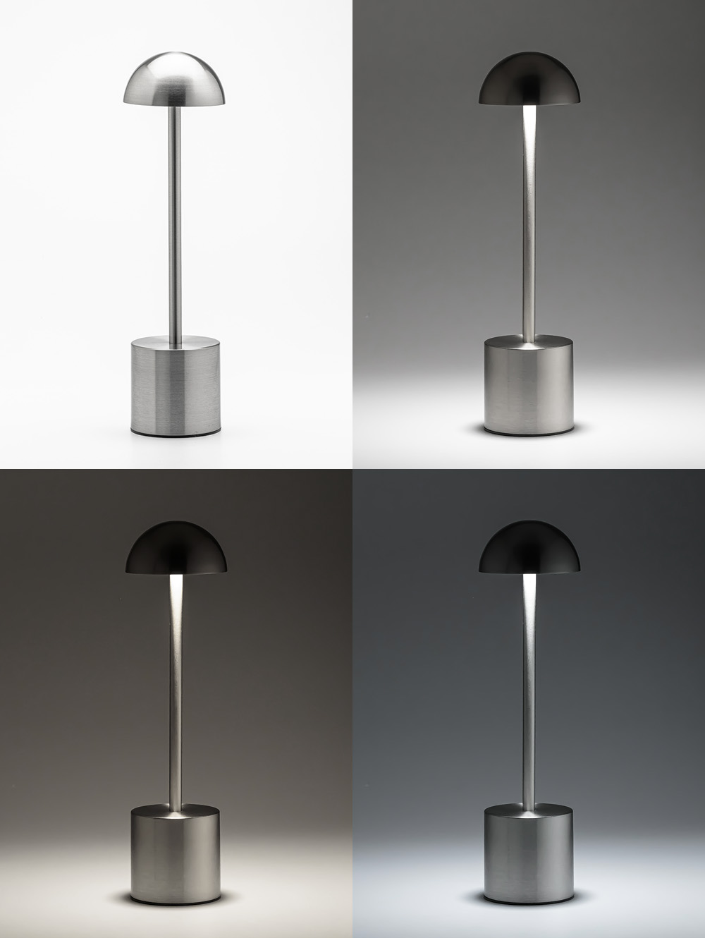 LAMPARA LED RECARGABLE GEORGIA SILVER image number null