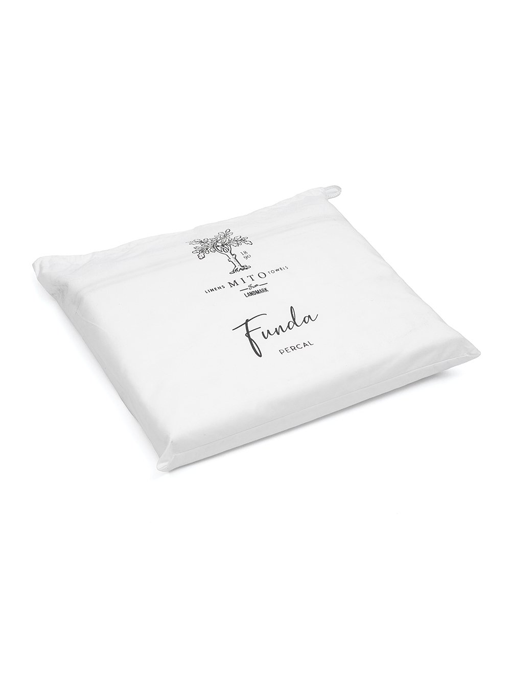 Funda de edredon blanco bordado-FUNDA DE EDREDON PERCAL BORDADO QUEEN BEIGE-Tiendas Landmark-0.jpg image number null