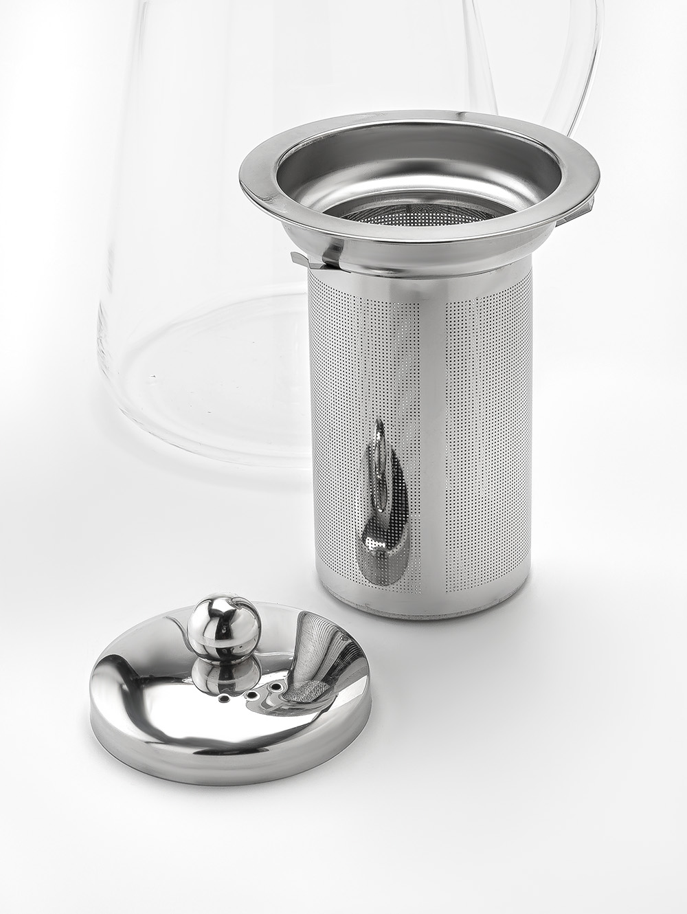tetera - TETERA DE VIDRIO CRYSTAL CON INFUSOR REMOVIBLE DE ACERO INOXIDABLE 1 LITRO - TOP COOK - 04.jpg image number null