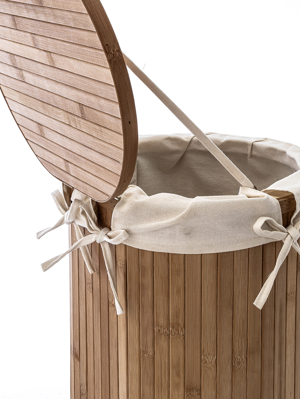 CANASTA REDONDA BAMBU M image number null