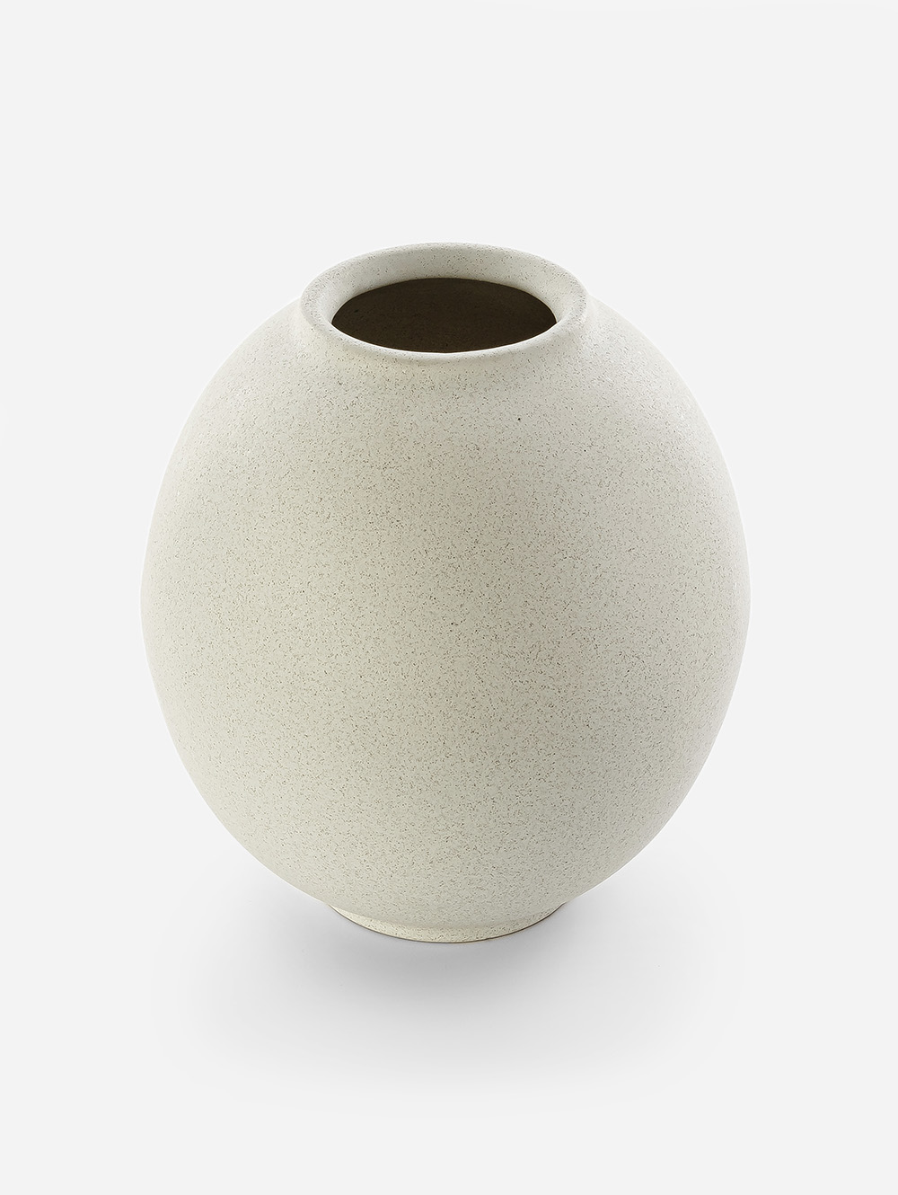 FLORERO CER BOMBE N3 BLANCO JAS MATE image number null