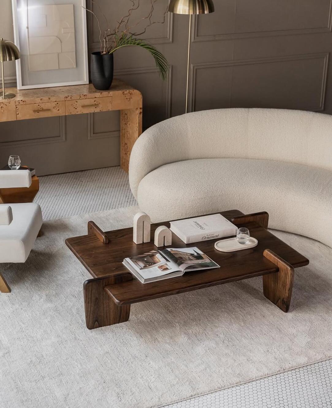 MESA BAJA HANSET NOGAL image number null